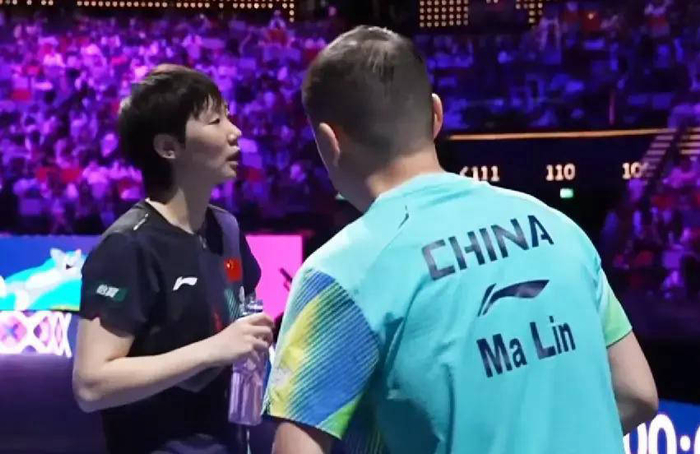 孙颖莎三连冠问鼎女单王座 王曼昱半区扫雷助其